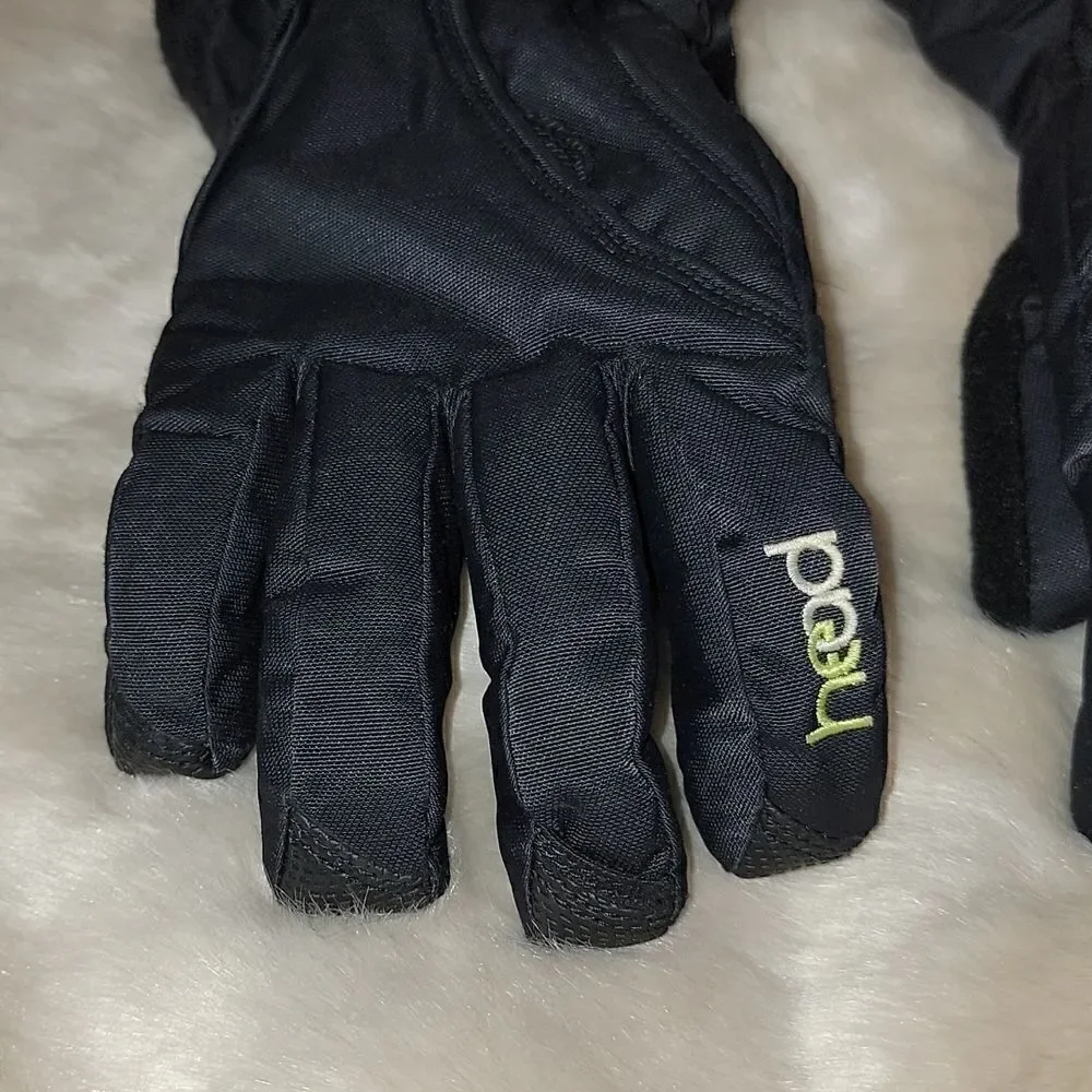 HEAD YOUTH BLACK SKI/SNOWBOARD GLOVES